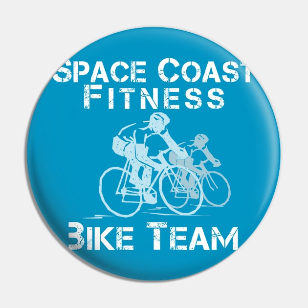 Space Coast Fitness - Bike Team (White) Pin by RichStork