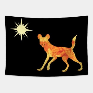 LOYAL WILD DOG Tapestry