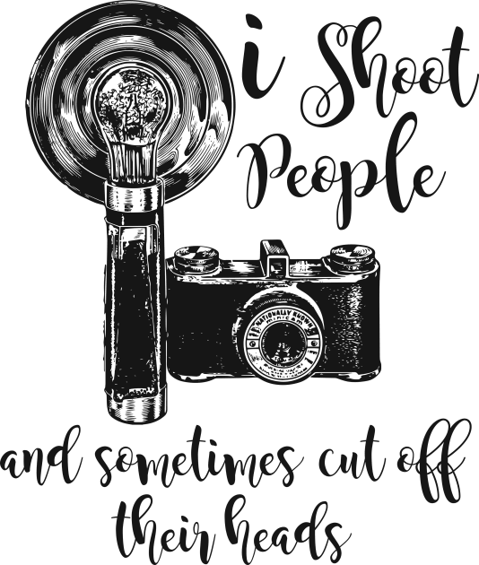 I Shoot People Kids T-Shirt by Alema Art