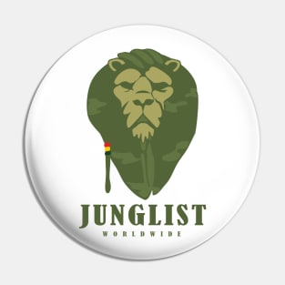 Junglist Worldwide Movement ( Cammo Edition ) Pin