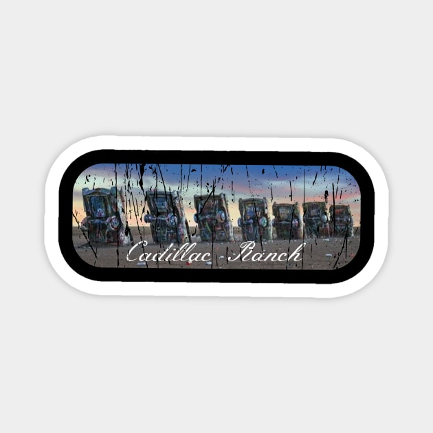 CADILLAC RANCH Magnet by Cult Classics