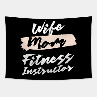 Cute Wife Mom Fitness Instructor Gift Idea Tapestry