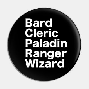 Stranger Classes Pin