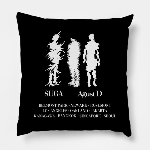 SUGA crew Pillow by nelkrshop