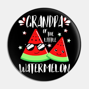 Grandpa Of The Little Watermelon Pin