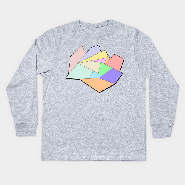 Abstract Art Pastel Colors Geometric Shapes Forming A Wholistic