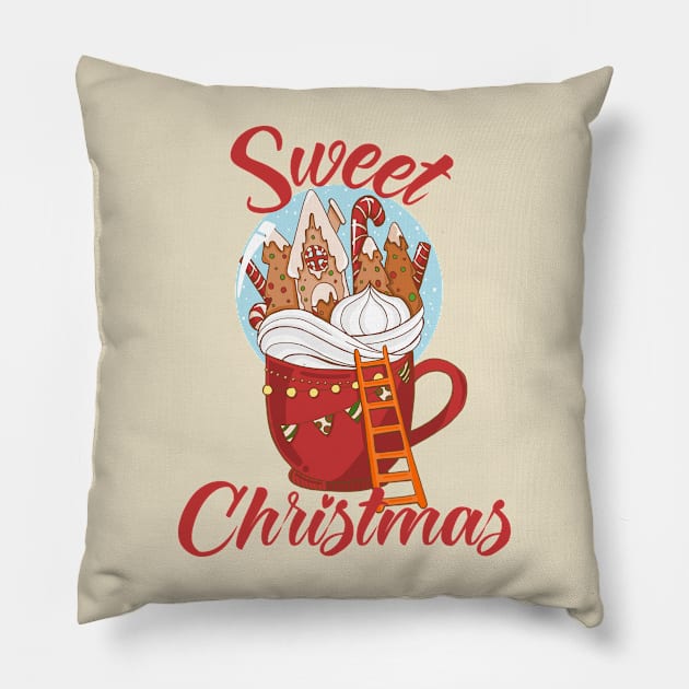 Sweet Christmas Pillow by ThaisMelo