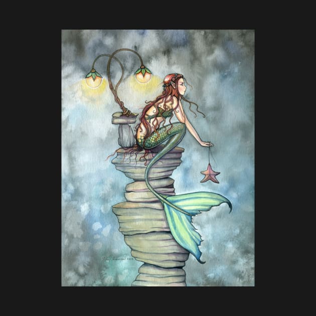 Mermaid's Perch Fantasy Mermaid Art by Molly Harrison by robmolily