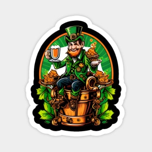 Leprechaun Beer With Me For Lucky St. Patrick's Day Magnet