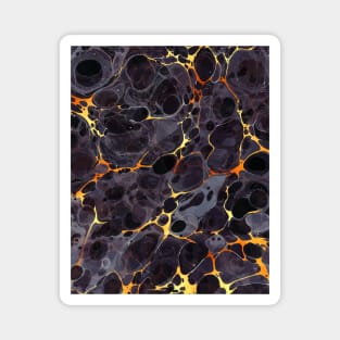 Abstract Marbling Pattern Magnet