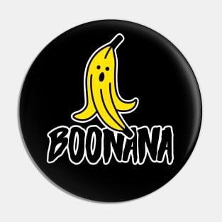 Boonana funny Banana pun Cheap Halloween costume Pin