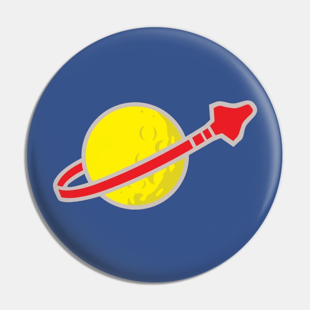 Space Classic Pin by byb