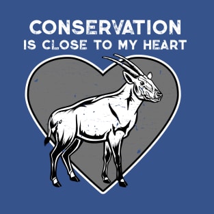 Saola Conservation Heart T-Shirt