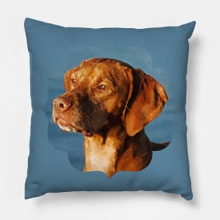 Vizsla  - Hungarian pointer Pillow