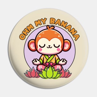 Monkey Yoga Instructor Pin