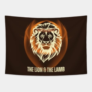 The lion and the lamb Tapestry