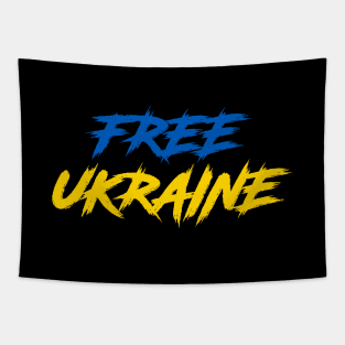 FREE UKRAINE PROTEST PUTIN PROTEST RUSSIAN INVASION Tapestry