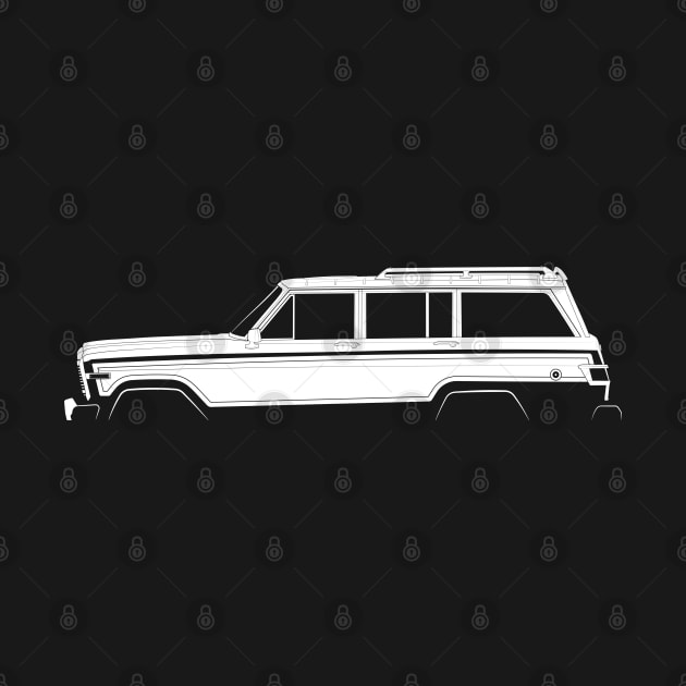 Jeep Wagoneer (SJ) Silhouette by Car-Silhouettes