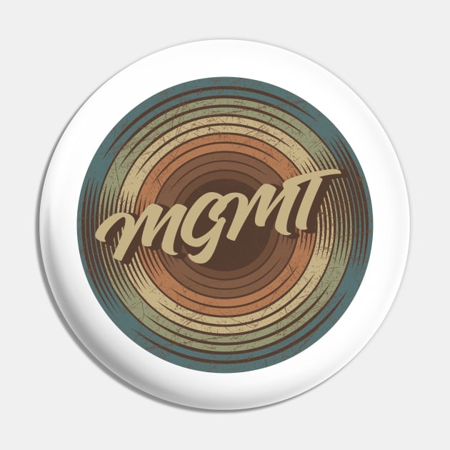 MGMT Vintage Vinyl Pin by musiconspiracy