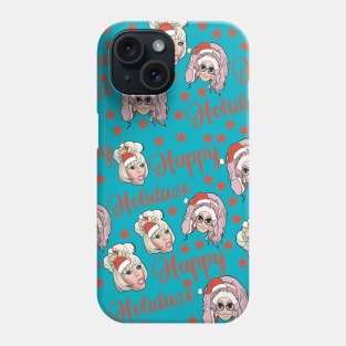 Trixie and Katya happy holidaze pattern Phone Case