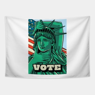 Statue of Liberty Vote Tapestry