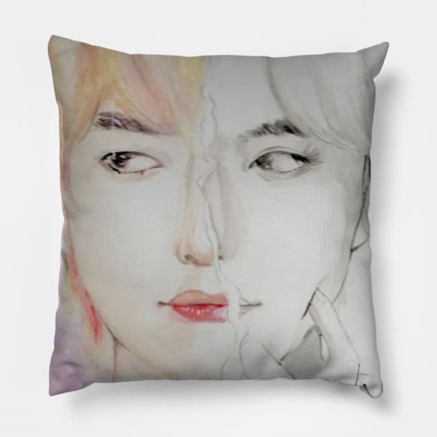 Kim Taehyung Pillow by Mikyla’s Art