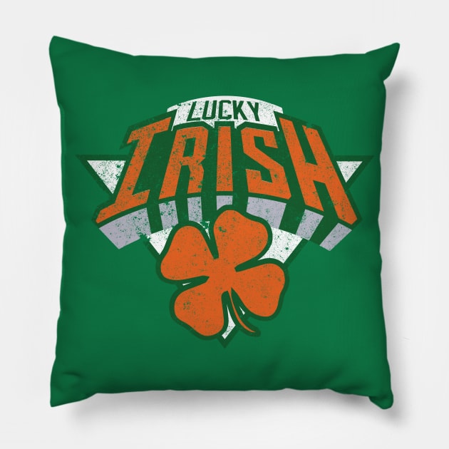 Lucky Irish Pillow by NerdFly