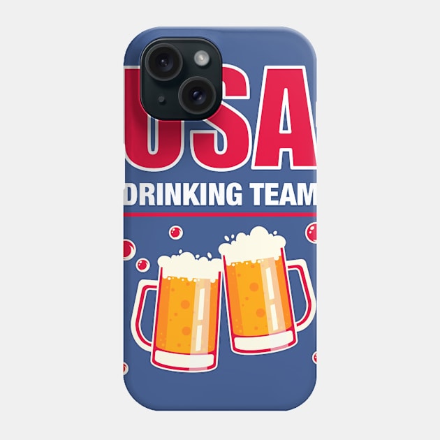 USA DRINKING TEAM Phone Case by PsychoDynamics