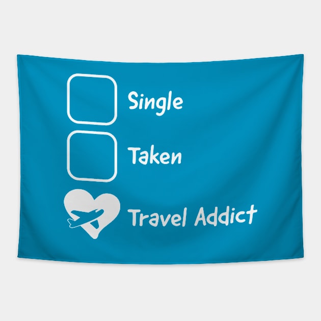 Travel Addict Tapestry by LoveEndlessVibes