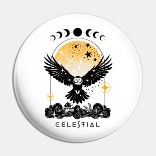 Celestial spirit animal owl Pin
