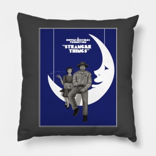 Stranger Moon - B&W Pillow