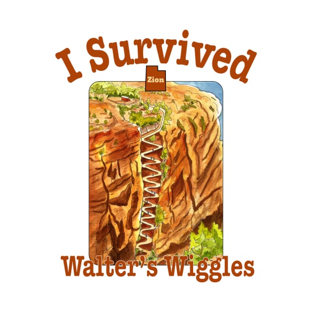 I Survived Walter's Wiggles, Zion National Park by MMcBuck