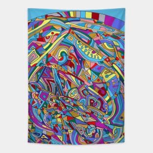 Abstract Coral Sea Tapestry