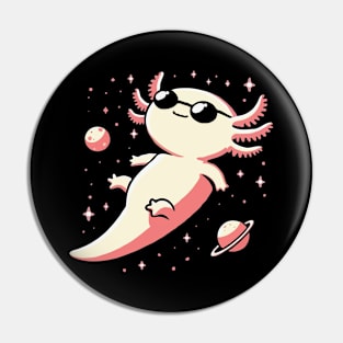 Space Axolotl Pin