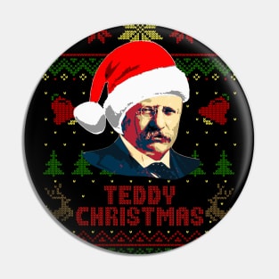 Theodore Roosevelt Teddy Christmas Pin