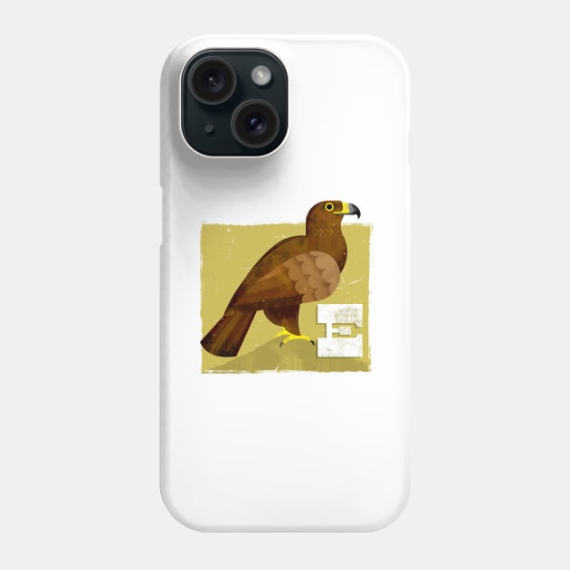 E is for Eagle Phone Case by Gareth Lucas