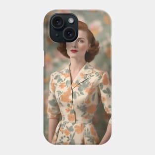 1950s Glam Woman Phone Case