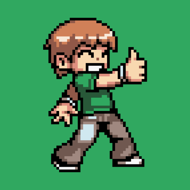 Scott Pilgrim Thumbs Up Sprite by SpriteGuy95