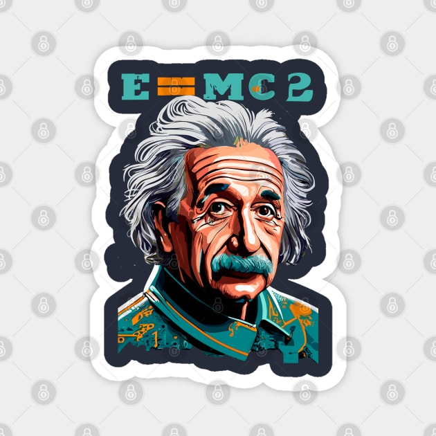 Theory E=mc2 Magnet by NerdsbyLeo