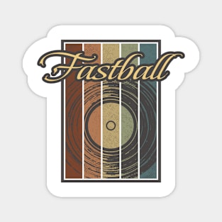 Fastball Vynil Silhouette Magnet