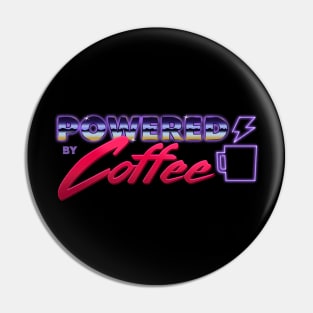 Powered by coffee Pin