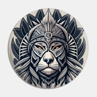 Native Indigenous Oblivion Skyrim Morrowind Lion Character Pin