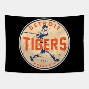 Old Detroit Tigers 3 By Buck Tapestry