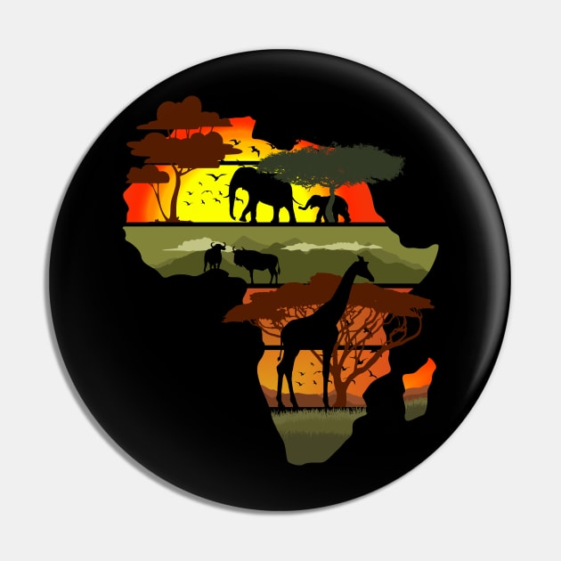 Africa Pin by Nerd_art