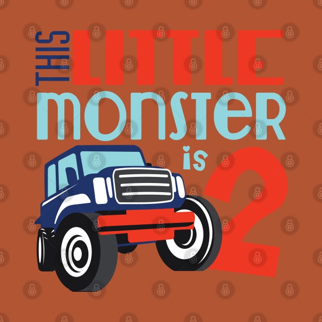 This Little Monster Is 2 by kimmieshops