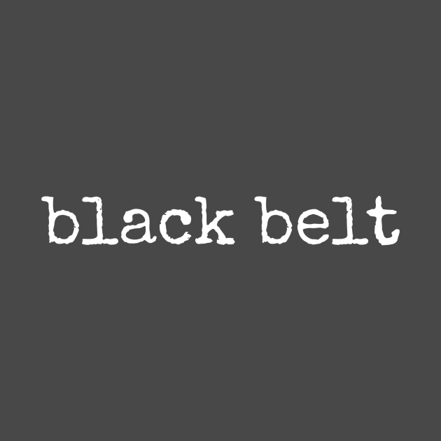 Black belt by Apollo Beach Tees