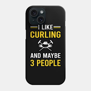 3 People Curling Phone Case