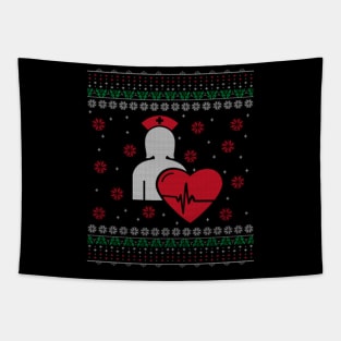 Nurse Ugly Christmas Sweater Gift Tapestry