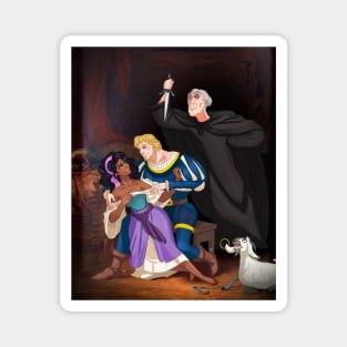 Frollo stabbing Phoebus Magnet