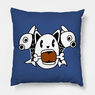 Pirate Cat Fish Meat Pillow